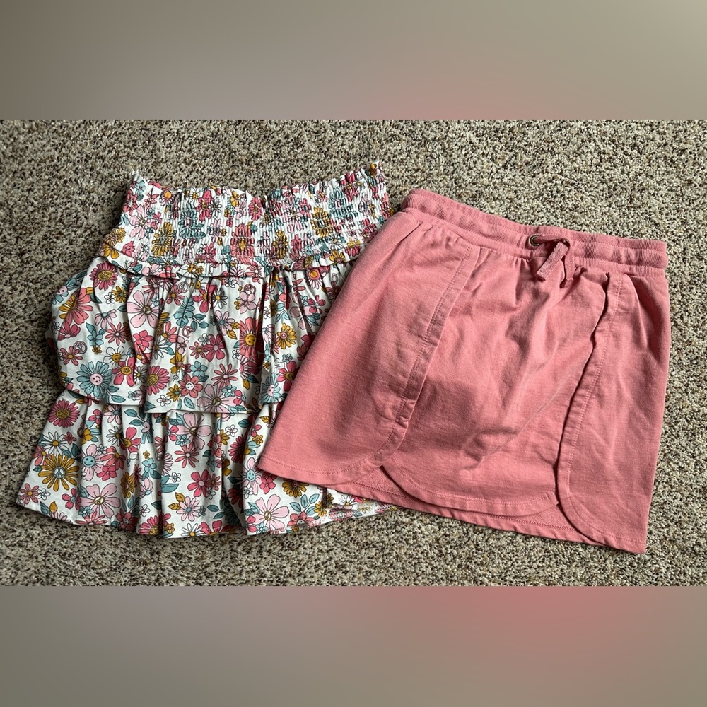 NWT Haute Hippie | Girls Skort | Size 10/12 | Athletic Cotton Floral Tie…